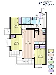 ライオンズマンション西新井本町 3LDKの間取図画像