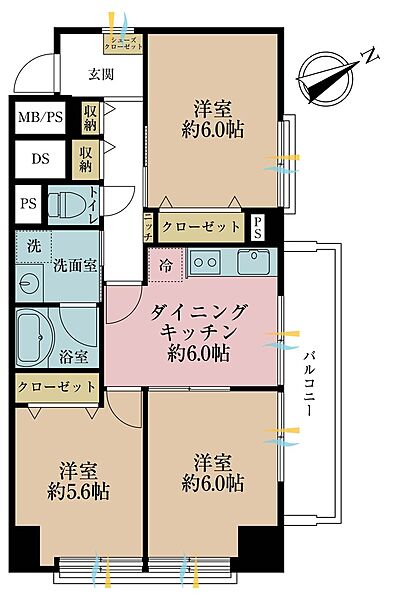 間取りを拡大表示