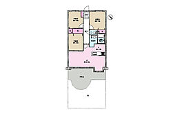 ライオンズステージ鵠沼海岸 3LDKの間取図画像