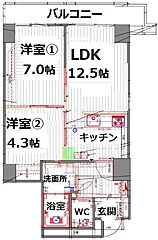 物件の間取り