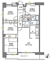 コア・スターレ西大井 4LDKの間取図画像