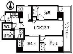 物件の間取り