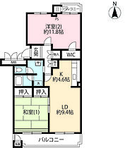 UR小山田桜台  ｜ 東京都町田市小山田桜台1丁目（賃貸マンション2LDK・2階・86.56㎡） その1