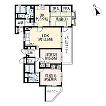 UR多摩ニュータウンリベレ向陽台  ｜ 東京都稲城市向陽台5丁目（賃貸マンション3LDK・2階・101.59㎡） その2