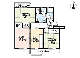 4階 / 3DK / 61.25㎡