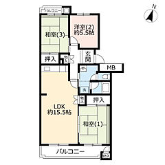 物件の間取り