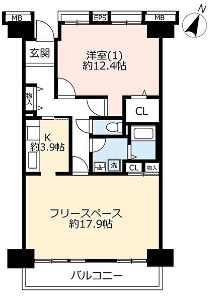 URベイシティ本牧南 ｜神奈川県横浜市中区本牧原(賃貸マンション1LDK・3階・83.03㎡)の写真 その2