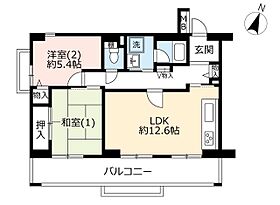 URコンフォール高島台  ｜ 神奈川県横浜市神奈川区高島台（賃貸マンション2LDK・2階・64.79㎡） その2