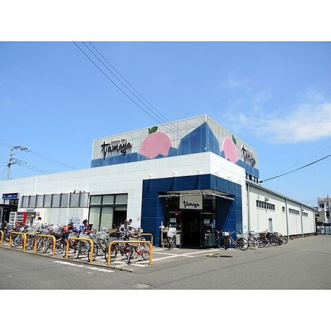 スーパー「スーパーたまや浜見平店まで850ｍ」