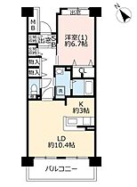 UR百合ヶ丘みずき街  ｜ 神奈川県川崎市麻生区百合丘3丁目（賃貸マンション1LDK・4階・52.81㎡） その2