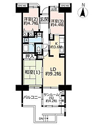 間取図画像 3LDK