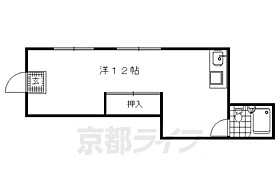 京都府京都市右京区山ノ内西裏町（賃貸アパート1R・3階・25.00㎡） その2