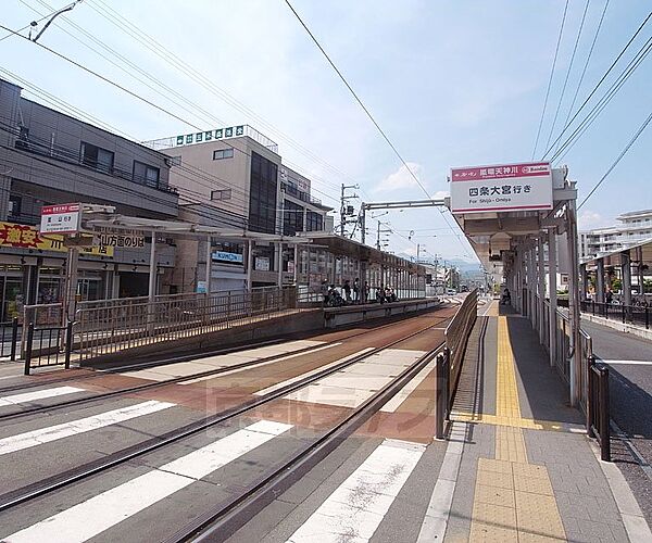 画像6:嵐電天神川駅まで2020m