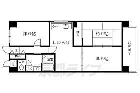 京都府京都市右京区太秦京ノ道町（賃貸マンション3LDK・2階・58.00㎡） その2