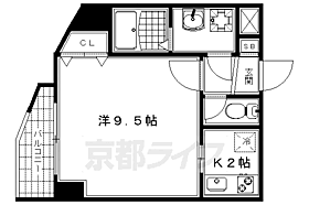 京都府京都市下京区朱雀北ノ口町（賃貸マンション1K・8階・29.14㎡） その2