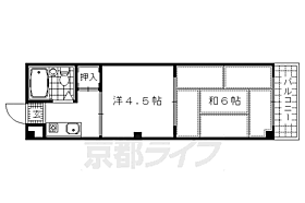 西京極ユナイトハイツ 204 ｜ 京都府京都市右京区西京極中町（賃貸マンション2K・2階・26.74㎡） その2