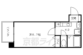 ｃａｓａ　ｖｅｒｄｅ高辻 603 ｜ 京都府京都市下京区骨屋町（賃貸マンション1K・6階・25.85㎡） その2