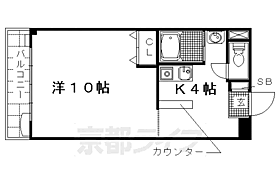 コム・デ・ザンファン 201 ｜ 京都府京都市右京区西院矢掛町（賃貸マンション1K・2階・28.00㎡） その2