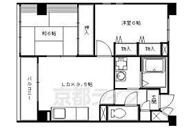 京都府京都市東山区古西町（賃貸マンション2LDK・4階・52.75㎡） その2