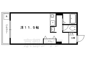 京都府京都市左京区岡崎北御所町（賃貸マンション1R・1階・26.82㎡） その2