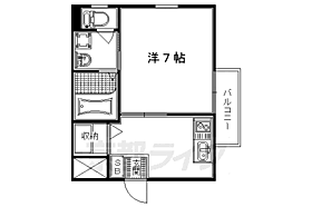 京都府京都市右京区太秦青木元町（賃貸マンション1K・3階・24.36㎡） その2