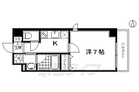 アスヴェル京都東寺前II 507 ｜ 京都府京都市南区西九条南田町（賃貸マンション1K・5階・24.42㎡） その2