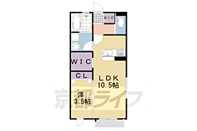 エムルーブル　Ｂ棟 2-D ｜ 京都府京都市伏見区桃山水野左近西町（賃貸アパート1LDK・2階・40.45㎡） その2