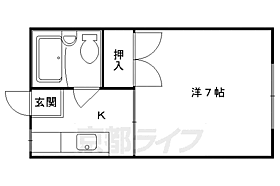 京都府京都市右京区常盤出口町（賃貸アパート1K・1階・20.25㎡） その2