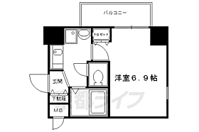 京都府京都市中京区八百屋町（賃貸マンション1K・4階・21.00㎡） その2