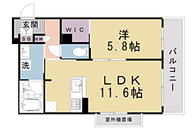 エスポワールＫ2　京都駅西 303 ｜ 京都府京都市下京区木津屋町（賃貸マンション1LDK・3階・44.79㎡） その2