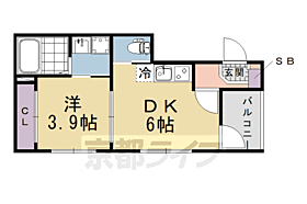 ｉｒｉｓ　伏見 101 ｜ 京都府京都市伏見区深草柴田屋敷町（賃貸アパート1DK・1階・26.06㎡） その2