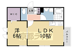 京都府京都市右京区鳴滝本町（賃貸アパート1LDK・1階・43.06㎡） その2