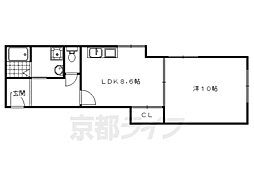 伽羅唯心庵 1DKの間取図画像