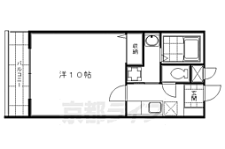 メゾン・チェリー（イースト） 3階1Kの間取り