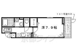 ｍａｉｓｏｎ　ｍｉｎｔ 3階1Kの間取り