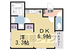 ハーモニーテラス深草仙石屋敷町I 2階/201