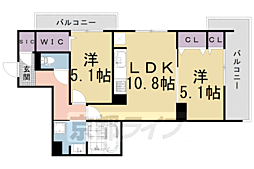 Ｗｉｓｔｅｒｉａ西大路五条 2階/-