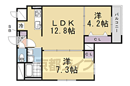 フラッツ六地蔵 1階