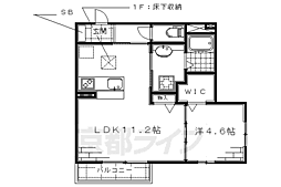 シャノワール 1LDKの間取図画像