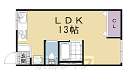 フラット桃山 1階
