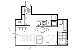 京都市営烏丸線 今出川駅 徒歩13分 3階/-