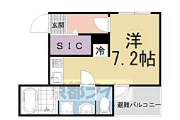 ハーモニーテラス深草坊町II 2階/201