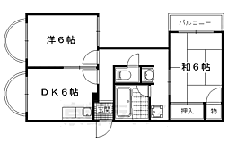 京都地下鉄東西線 椥辻駅 徒歩15分 2階/-