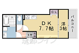 京阪京津線 四宮駅 徒歩4分 1階/-