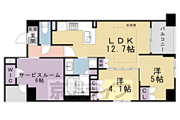 ラシュレ京都西大路 5階