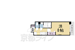 Luxe京都西大路 1Kの間取図画像