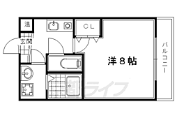 京福電気鉄道北野線 北野白梅町駅 徒歩20分 1階/-
