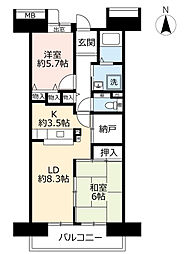 間取図画像 3LDK