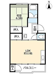 間取図画像 1LDK