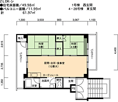 物件の間取り